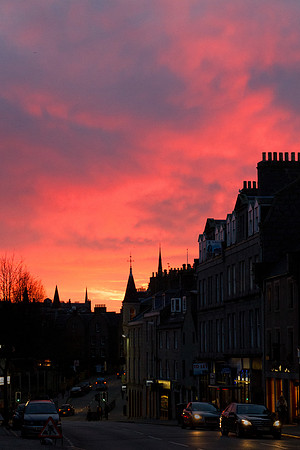 Sunset in Aberdeen