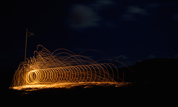 Long fire slinky