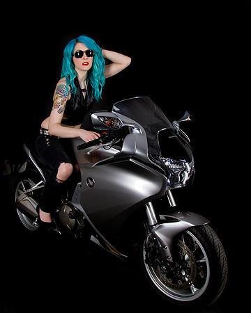 Sarah Stitches with the VFR