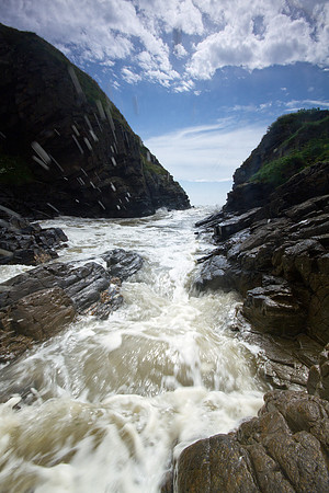 Collieston bay inlet