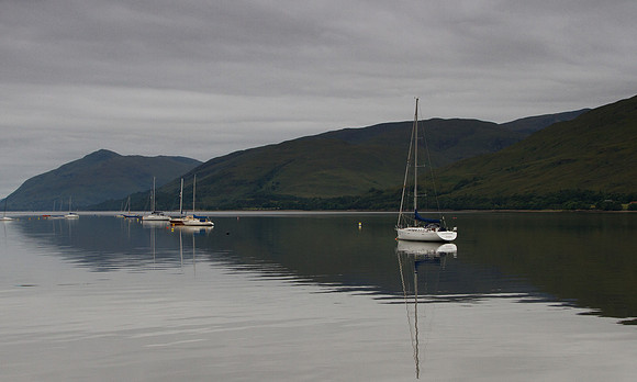 Fort william harbour in the morning