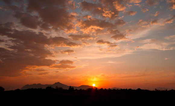 Sunrise over Alcudia, Mallorca