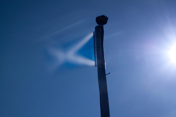 Brimmond hill flag long exp