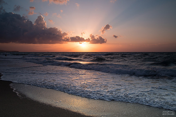 Crete sunset