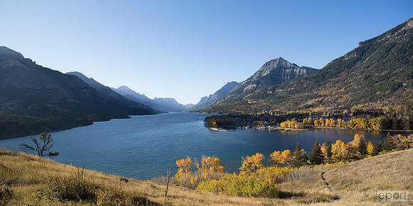 Waterton lake Panorama 3