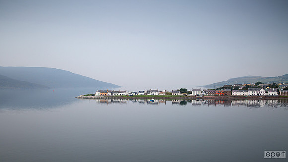 Ullapool, looking back from the ferry to Stornaway