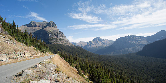 Going to the sun road in Glacier national park