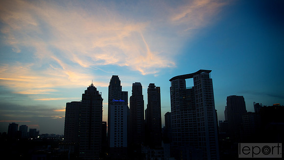 Bangkok sunset