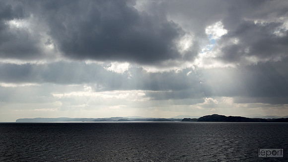 Ominous clouds on the minch