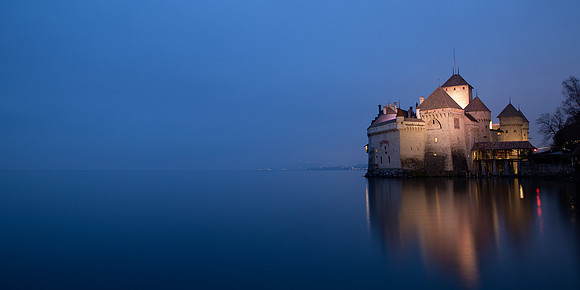Chateau de Chillion outside Montreux, Switzerland