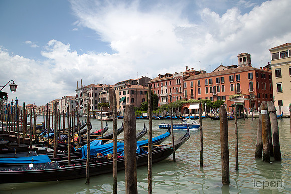 Gondolas in Venice