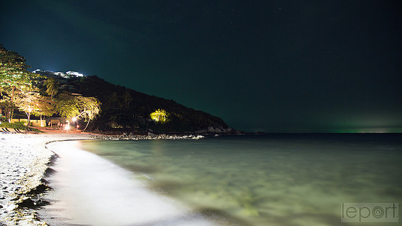 Beach at night