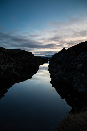 Silfra crack, Iceland