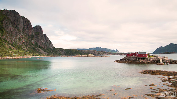 Houses on the Lofoten islands, Norway