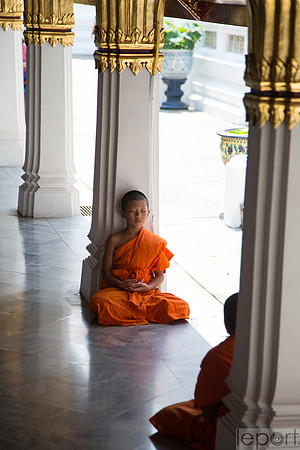 Young Monk in Bangkok